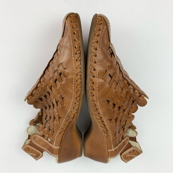 Pikolinos Romana Slingback Woven Weave Leather Slip On Loafer Heels 38 - Picture 11 of 14